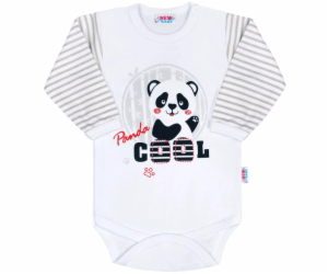 Kojenecké body s dlouhým rukávem New Baby Panda