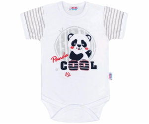 Kojenecké body s krátkým rukávem New Baby Panda