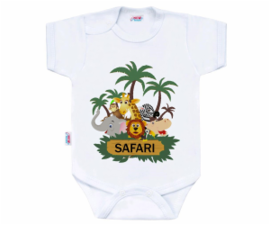 Body s potiskem New Baby SAFARI