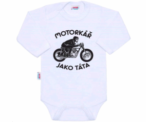 Body s potiskem New Baby Motorkář jako táta