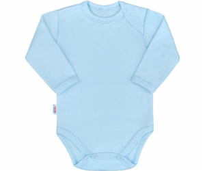 Kojenecké body s dlouhým rukávem New Baby Pastel modré