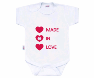 Body s potiskem New Baby MADE IN LOVE