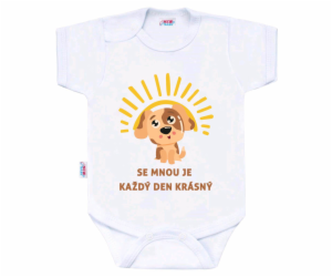 Body s potiskem New Baby SE MNOU JE KAŽDÝ DEN KRÁSNÝ