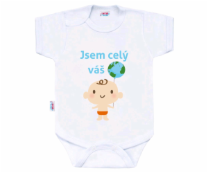 Body s potiskem New Baby Jsem celý váš svět