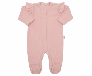 Kojenecký bavlněný overal New Baby Practical růžový holka