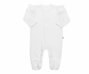 Kojenecký bavlněný overal New Baby Practical bílý holka