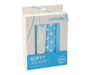 Látkové bavlněné pleny New Baby Softy s potiskem 70 x 70 ...