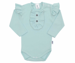 Kojenecké body New Baby Stripes ledově modré