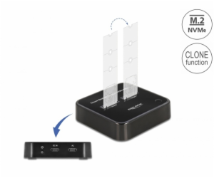 DeLOCK USB 3.0 dokovací a klonovací stanice 2 x M.2 NVMe,...