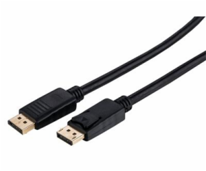 C-TECH kabel DisplayPort 1.2, 4K@60Hz, M/M, 1m