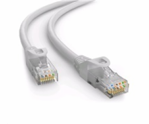 C-Tech CB-PP6-10 patch, Cat6e, UTP, 10m, šedý C-TECH kabe...