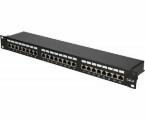 Patchpanel 24 portů CAT6 STP V2