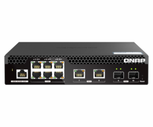 QNAP řízený switch QSW-M2106R-2S2T (6x 2,5GbE RJ45, 2x 10...