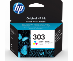 HP 303 Tri-color Original Ink Cartridge (165 pages), T6N01AE