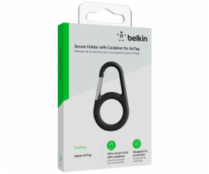 Belkin Secure drzák karabina Apple AirTag, cerný MSC008btBK