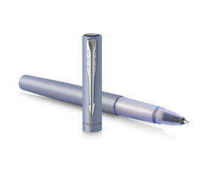 Parker Vector XL Metallic Silver Blue C.C. Roller Ball F