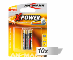 10x2 Ansmann Alkaline Micro AAA LR 03 X-Power