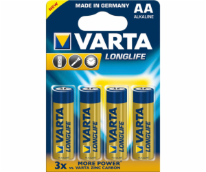 20x4 Varta Longlife Extra Mignon AA LR 6          VPE Inn...