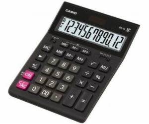 CASIO CALCULATOR GR-12 OFFICE BLACK 12-DIGIT DISPLAY