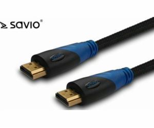 Elmak HDMI kabel - HDMI 1,5 m černý (SAVIO CL-02Z)