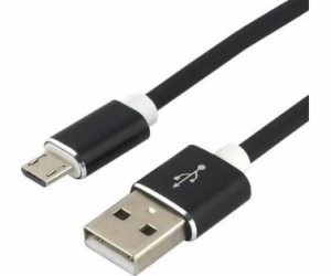 everActive cable micro USB 1m - Black silicone quick char...