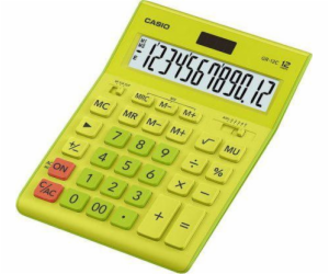 CASIO CALCULATOR GR-12C-GN OFFICE LIME GREEN 12-DIGIT DIS...