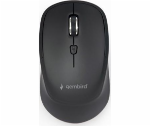 GEMBIRD myš MUSW-4B-05, černá, bezdrátová, USB nano receiver