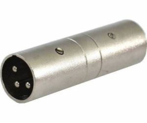 SSQ HA13 SS-1853 Adapter XLR male - XLR male Chrome