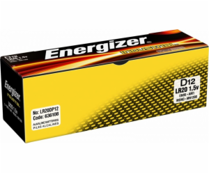 ENERGIZER INDUSTRIAL PRO D LR20 1.5V BATTERIES 12 PCS