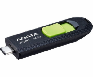 64GB ADATA UC300 USB 3.2 černá/zelená ACHO-UC300-64G-RBK/GN