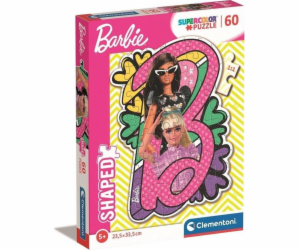 Puzzle 60 dílků ve tvaru Barbie