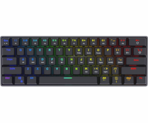 SAVIO Mechanical Keyboard BLACKOUT Red (Outemu Red) black