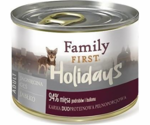 FAMILY FIRST Small Lamb goose apple - Wet dog food - 200 g