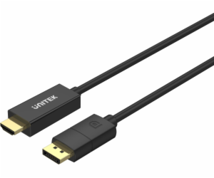 KABEL UNITEK DisplayPort 1.2, HDMI, 4K@60HZ, 1,8M, V1608A