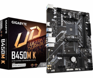 GIGABYTE MB Sc AM4 B450M K, AMD B450, 2xDDR4, 1xHDMI, mATX