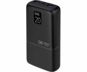 VIGGO POWERBANK 20000MAH 1XUSB-C 2XUSB PD LCD BLACK