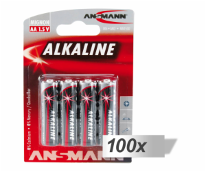 100x4 Ansmann Alkaline Mignon AA LR 6 red-line           ...