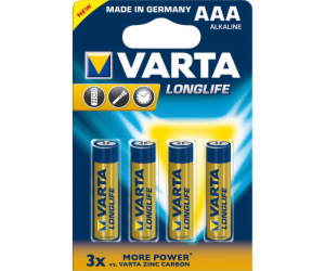 10x4 Varta Longlife Extra Micro AAA LR 03        VPE Inne...