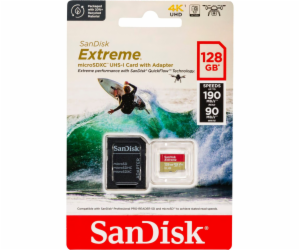 SanDisk microSDXC          128GB Extreme A2 C10 V30 UHS-I U3