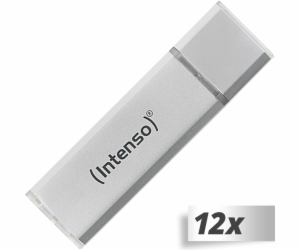 12x1 Intenso Alu Line silber 8GB USB Stick 2.0