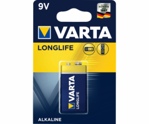 10x1 Varta Longlife Extra 9V Block 6 LR 61    VPE Innenka...