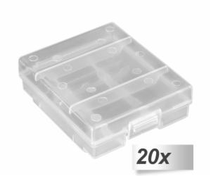 20x1 Ansmann Akku-Box für 4 Mignon-/Micro-Zellen   4000740