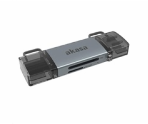 AKASA - 2-In-1 USB 3.2 OTG Dual čtečka karet