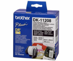 Brother páska DK-11208 (černá na bílé)