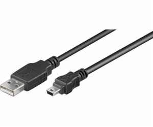 Goobay USB A – Micro USB kabel černý 3m (50768)