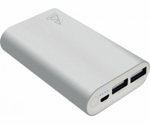 Holdit Smartline Power Bank 7500mAh stříbrná (613374)