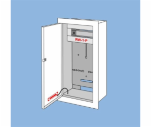 KARWASZ Zapuštěný utěsněný rozváděč 1F bílý (RW-1-P)