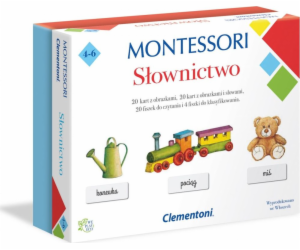 Clementoni hraje slovní zásobu Montessori