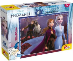 Lisciani Oboustranné puzzle Supermaxi 60 Frozen II