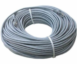 UTP propojovací kabel, Cat.5e, RJ45 M/50m, nestíněný, šedý